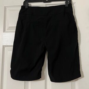 Westbound Petite Elastic Waist Black Shorts Size 10P